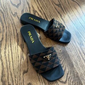 Authentic Prada slides. Size - 7 (37 European)